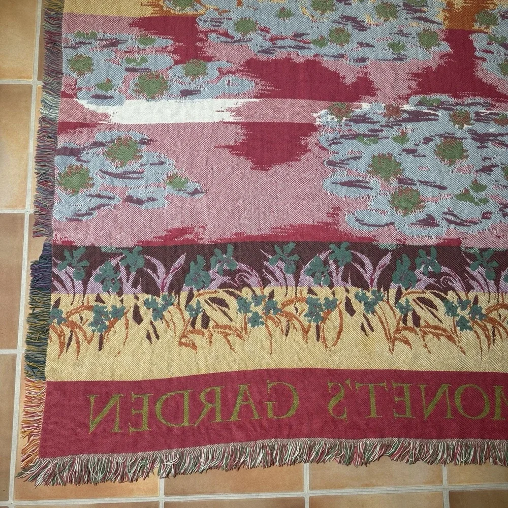Monet's Garden Tapestries Wall Art Hanging Border Belgian 71